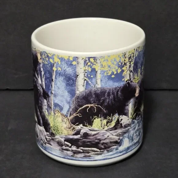 Bears Ceramic Mug By Gardner ~ Hidden Images Mug Collection~Find 16 Bears - Picture 2 of 10